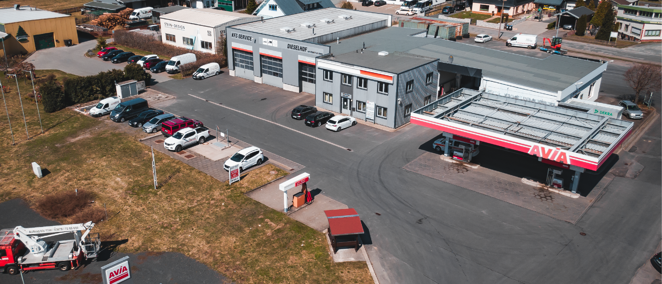Kfz-Werkstatt, Tankstelle, Baumaschinenverleih Dieselhof am Rennsteig