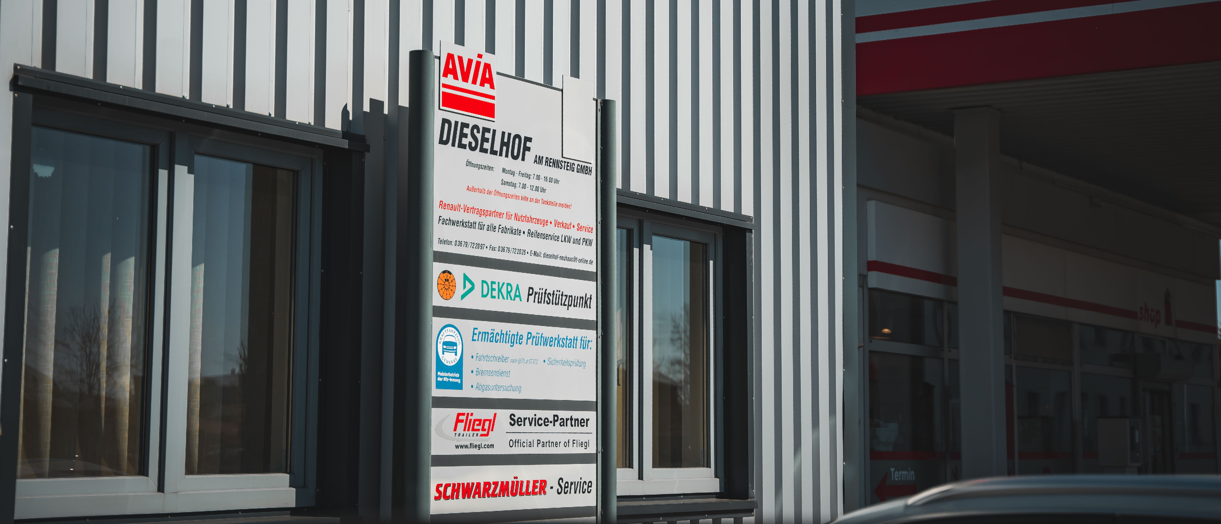 Dieselhof am Rennsteig - Kfz-Werkstatt, Tankstelle, Baumaschinenverleih